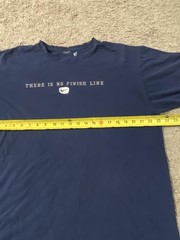 Nike Shirt Mens Extra Large Blue There Is No Finish Line Swoosh Graphic Running