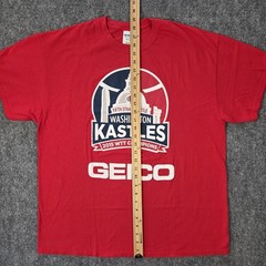 Washington Kastles WTT World Team Tennis Fifth Straight Champions T Shirt XL Red