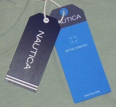 Nautica Men’s Active Stretch Performance T-Shirts Jadefrost L New