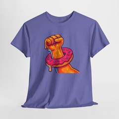 Gay Men’s Donut Fist Tee, LGBTQ Pride Shirt, LGBT Rainbow Apparel, Unisex