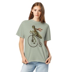 Penny Farthing Praying Mantis T-Shirt Comfort Colors Premium Cotton Tee S-4XL