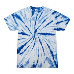 Multi-Color Tie Dye Spider T-Shirts, Adults Short Sleeve Cotton Colortone