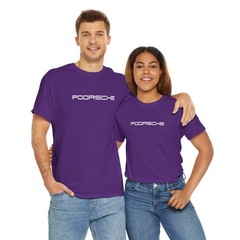 Poorsche T-Shirt Motorsport Apparel for Gearheads, Sports Car Lover Gift