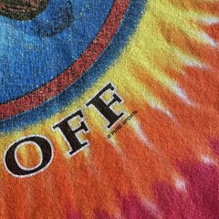 Vintage Pure Sports Hockey Face Off Tie Dye T-Shirt Size Medium
