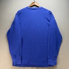 Polo Ralph Lauren Thermal Shirt Waffle Knit Regular Fit Large Blue Pony Logo