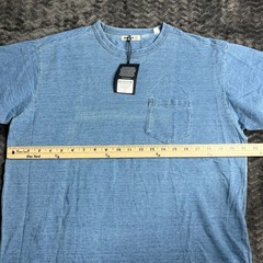 Buck Mason size M Indigo Dipped Yuma 90s Boxy T Shirt Short Sleeve NWT