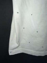 The Nike Tee Shirt L Multi Logo Flower White Center Swoosh Allover Print Mens