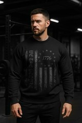 We The People 1776 Sweatshirt | Patriotic USA Freedom Fleece Pullover