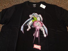 Marvel Doctor Doom Adult Large T-shirt SS Black Dr. NWT