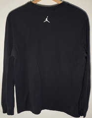 Air Jordan Jumpman 23 MJ Basketball Long Sleeve Graphic T-Shirt Black – L