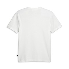 PUMA Essentials No. 1 Logo Crew Neck Short Sleeve T-Shirt Mens White Casual Tops