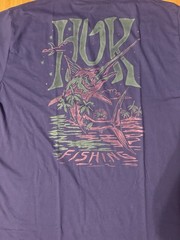 🔥HUK Men’s SS Performance Fishing -Night Sword Tee Skipper Blue, Sz. XL, NWT