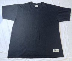 Black Faded Russel Athletic Pro Cotton Tee Size XL Essentials Y2K Essentials
