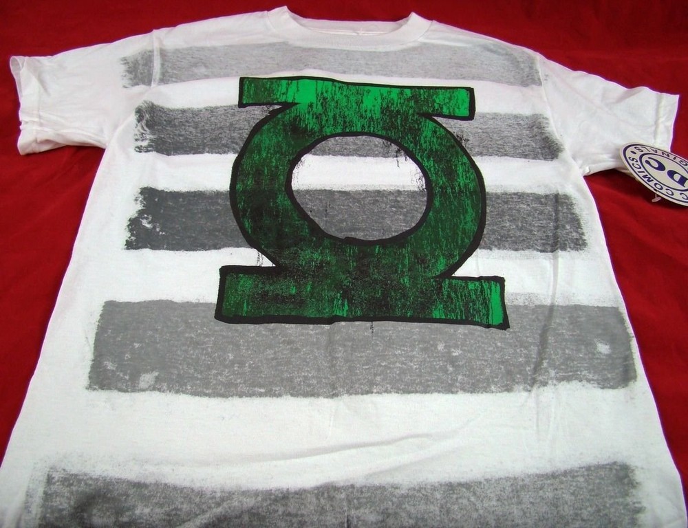 Mens DC Comics Originals Super Hero The Green Lantern T Shirt Any Size S M L XL