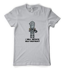 IG-11 I Will Initiate Self Destruct Mando Personalised Unisex Adult T Shirt