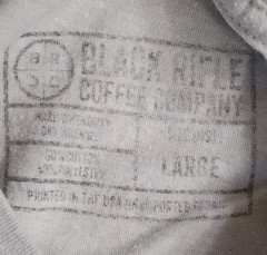 Black Rifle Coffee Company T-Shirt Men’s Sz Large Coffee or Die Snake Parts Tee