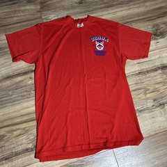 Vintage Softball Shirt Size Large Red 1989 Tournament Champion USSSA 80s 1989