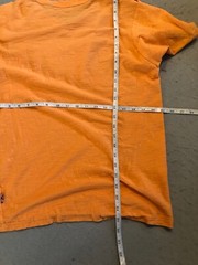 Lions Crest Shirt Men’s Large Bright Orange Chest Logo Cotton Tee