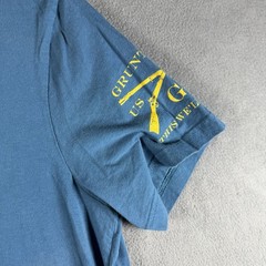 Grunt Style 1776 Large T-Shirt Fly Atomic Airlines Blue Fits Like Medium