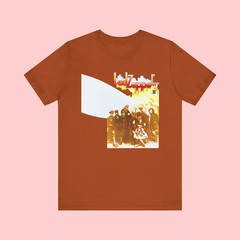 Led Zeppelin II Classic Album Rock Band Brown T-shirt Size S-5XL