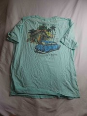 Salt Life T-Shirt Mens Size XL Mint Green Graphic Pocket Crew Neck Beach Casual