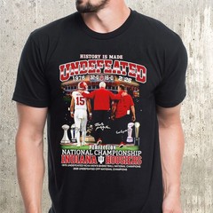 History is made undefeated and perfection National Champions Indiiaana T-Shirt
