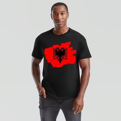 Albania Double Headed Eagle Culture Mens T Shirt National Symbol