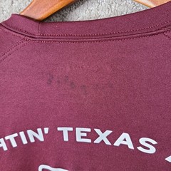 Army ROTC Shirt Mens Large Maroon Texas AandM Sport Tek Athletic Fit Polyester