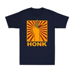Honk Meme T-Shirt Triggered Goose Peace Was Never An Option Men’s Cotton T-Shirt