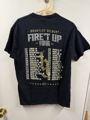 Brantley Gilbert Tour Shirt 2020 Fire’t Up 2020 Size Large Country Concert