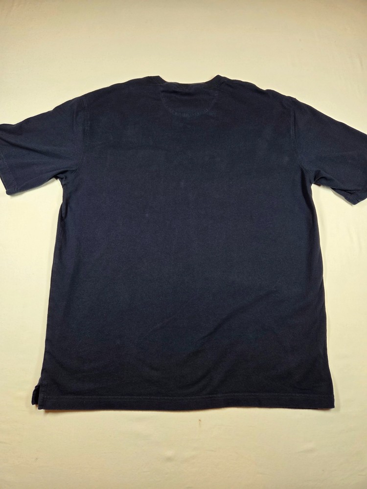 Duluth Trading Co Longtail T Men’s Short Sleeve Pocket T-Shirt Navy Blue Size M