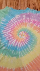 LIQUID BLUE GRATEFUL DEAD SPIRAL BEARS TIE DYE S Small TSHIRT T-shirt 1995 VTG