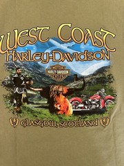 Rare 2010 Harley Davidson Work Sucks Let’s Ride West Coast Glasgow Scotland LG