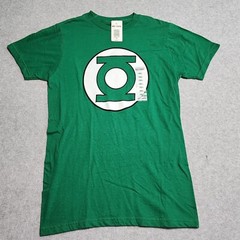 Mens DC Comics Originals Superhero Green Lantern Logo Short Sleeve T-SHIRT SMALL
