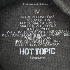 Hazbin Hotel Men Shirt M Black Graphic Hot Topic Niffy Gold Glitter Tee