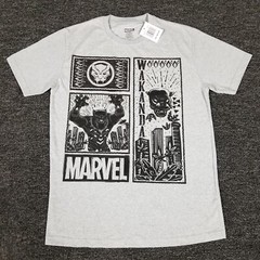 Marvel Shirt Mens Medium Black Panther Wakanda Crew Neck Short Sleeve Casual Tee