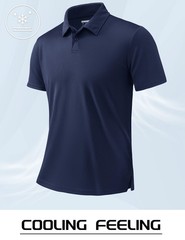 I Mens Polo Shirt Short Sleeve Breathable Casual Sports Summer Shirt Collared