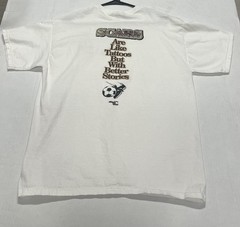Utopia Sports Funny Y2K Soccer T Shirt Size Large White