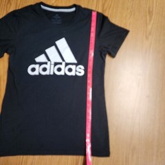 adidas Mens Sz Small Climalite Badge of Sport Graphic Tee Shirt Flawed