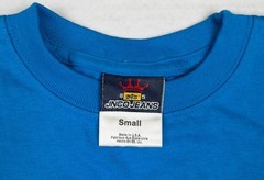 NOS Vintage JNCO T-shirt BLANKS Blue Beige USA 90s Jeans Denim UNWORN