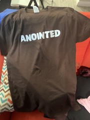 Anointed Unisex t shirt JHK In Pink Brown Black Blue S M L Xl Xxl Xxxl