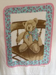VTG 90s Goodnight Sleep Shirt Teddy Bear Single Stitch One Size Granny Cottage
