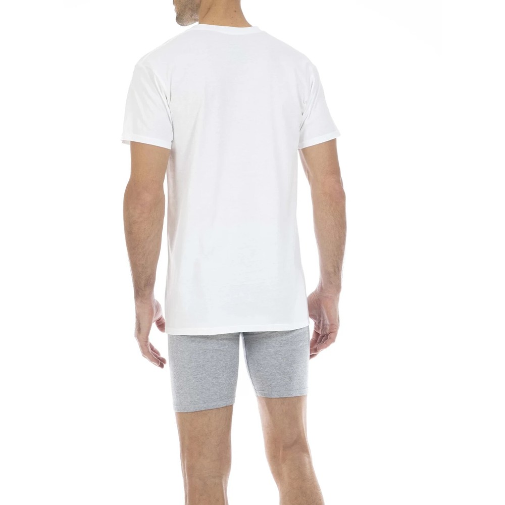 George T-shirts Men’s Size S White Ringspun Cotton 6-Pack Short Seleeves Shirts