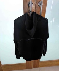 Crooks & Castles Oversized Black Hoodie Size S Spellout Streetwear Jumper