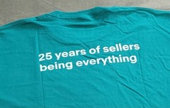 Ebay 4XL 25 Years Of Sellers Being Everything Reseller Thank You Logo USA Event