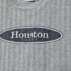 Vintage Cal Cru Houston T-Shirt Men’s Size XL Single Stitch Ribbed Knit Texas