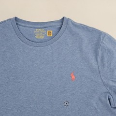 Polo Ralph Lauren Custom Slim Fit T-shirt Pony Logo Mens MEDIUM M Blue NEW