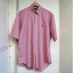 Ralph Lauren BLAKE Gingham Check Shirt M 90s Vintage Used For 14Y+ Japan