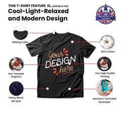 Mens Heavy Blend Plain T-Shirt 100% Cotton High Quality Short Sleeve 5 Pack Gym