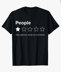 People One Star Total Nightmare Would Not Recommend SARCASTIC HUMOR FAST SHIP!